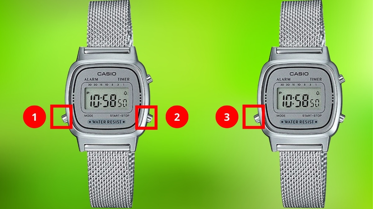 Cách tắt báo thức đồng hồ Casio LA670