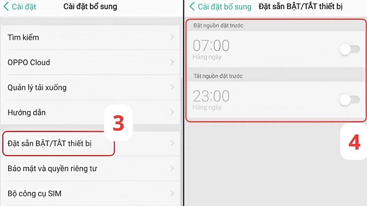 Cách tắt nguồn OPPO khi nút không hoạt động