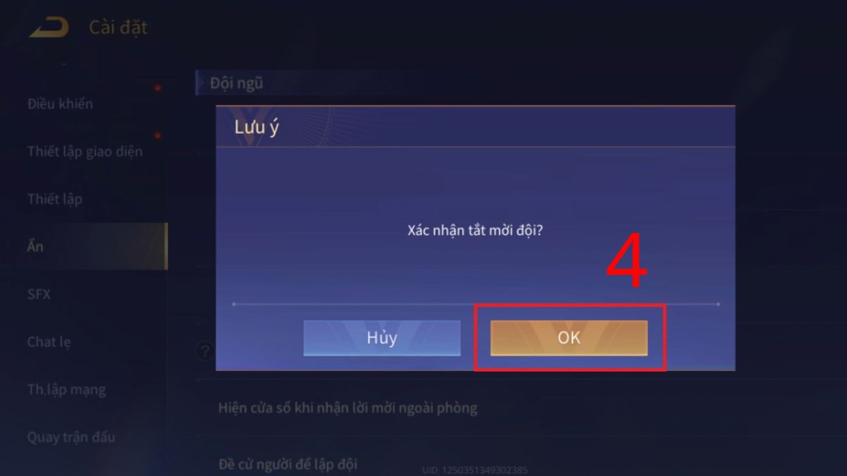 Cách tắt online Liên Quân trên điện thoại