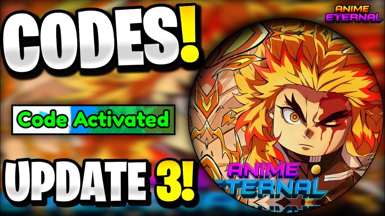 Code Anime Eternal mới nhất tháng 07/2025