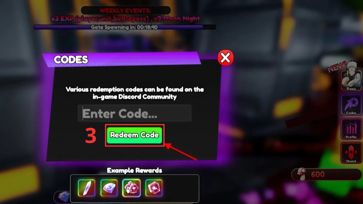 cách nhập code Anime Guardians - hình 3