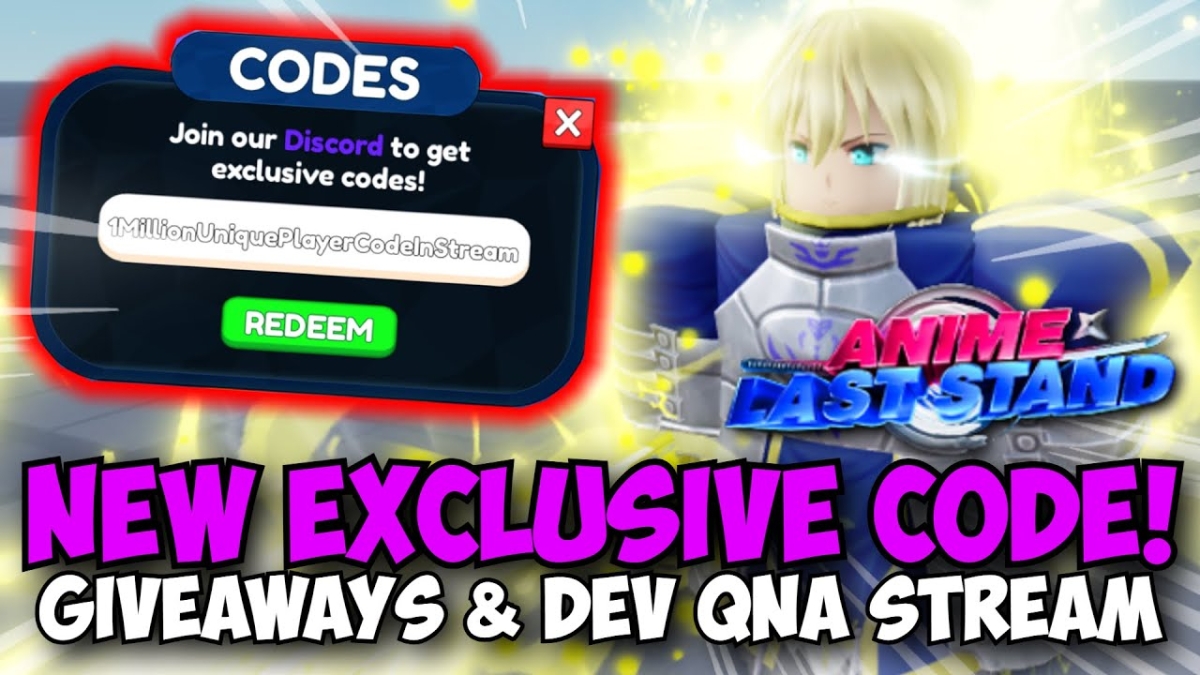 Code Anime Last Stand mới nhất