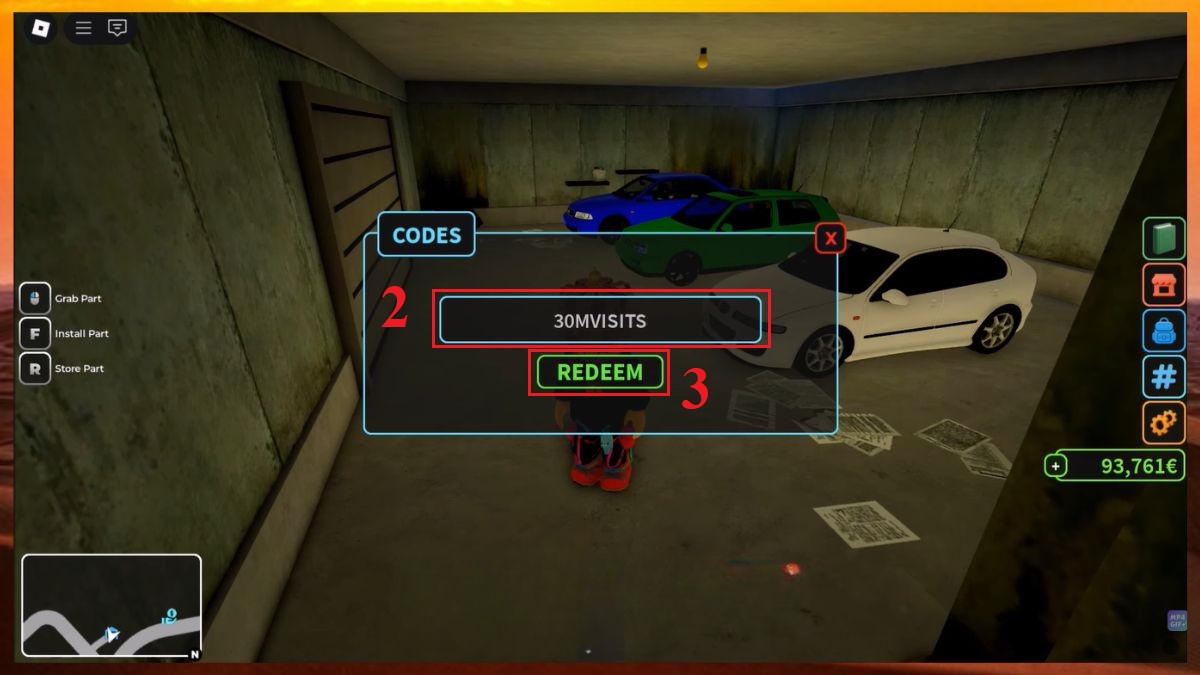 cách nhập code Fix It Up