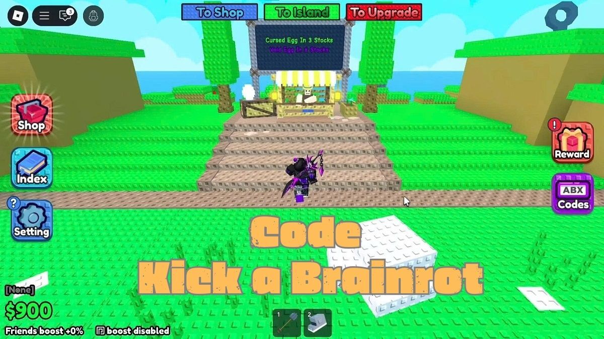 Code Kick a Brainrot mới nhất 2025, cách nhập