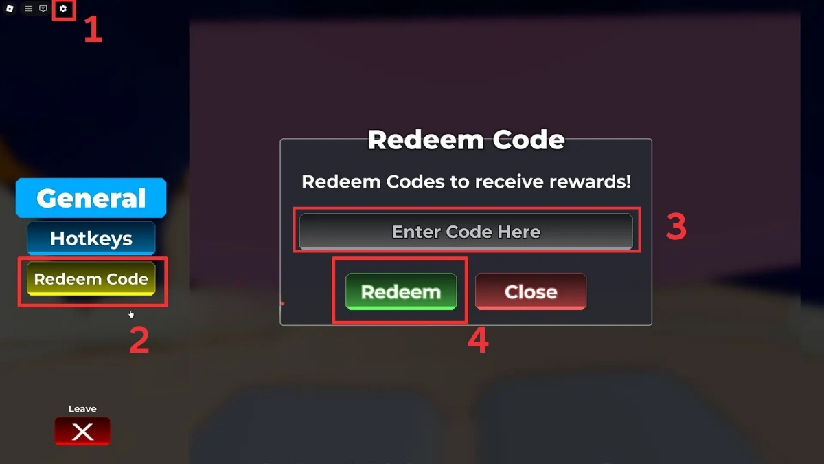 Cách nhập code Knife Arena