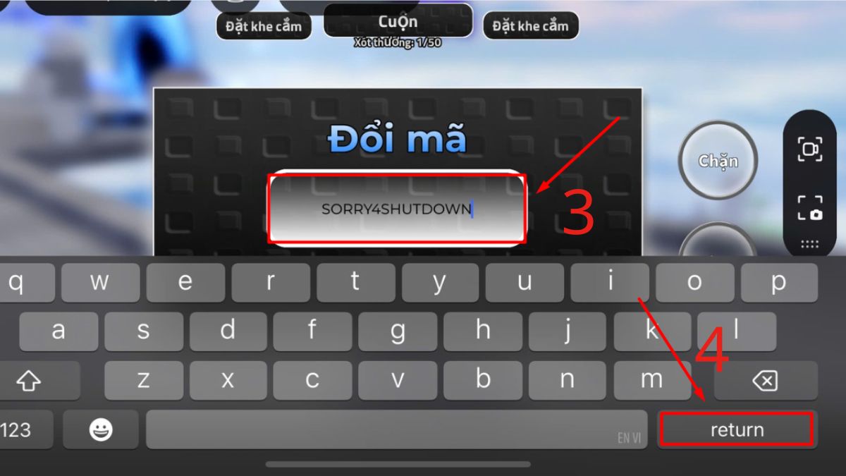 Cách nhập code RNG Showdown