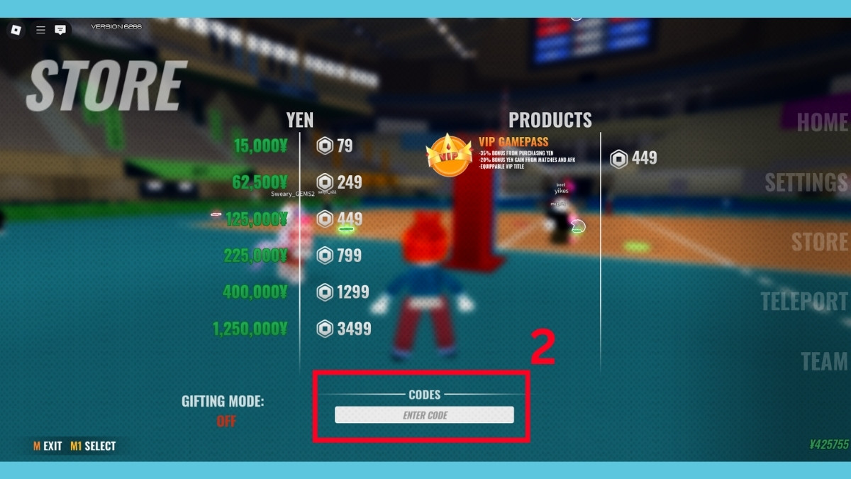 Hướng dẫn cách nhập code Spiked Roblox