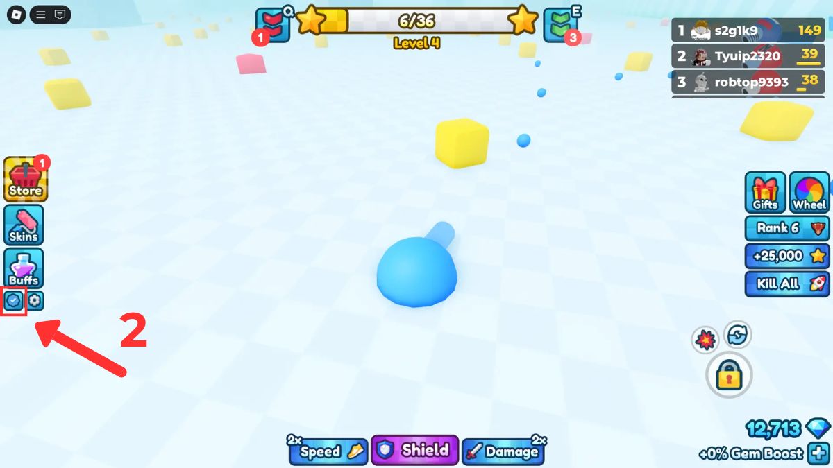 Cách nhập code Tank Game Roblox