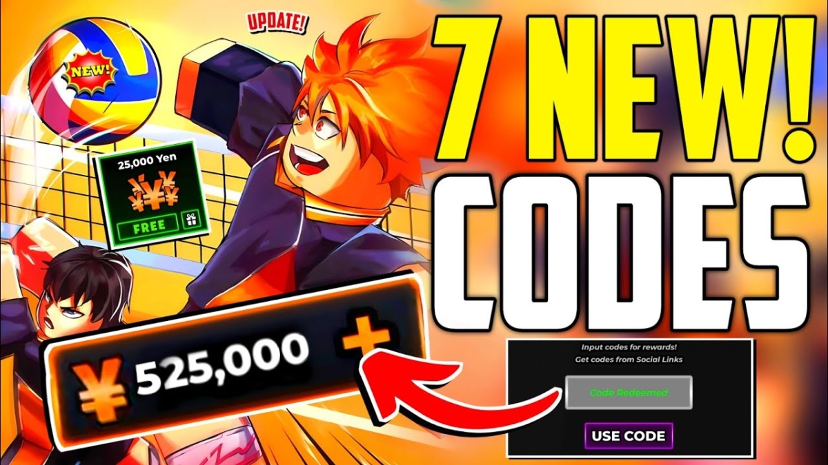 code Volleyball Legends mới nhất