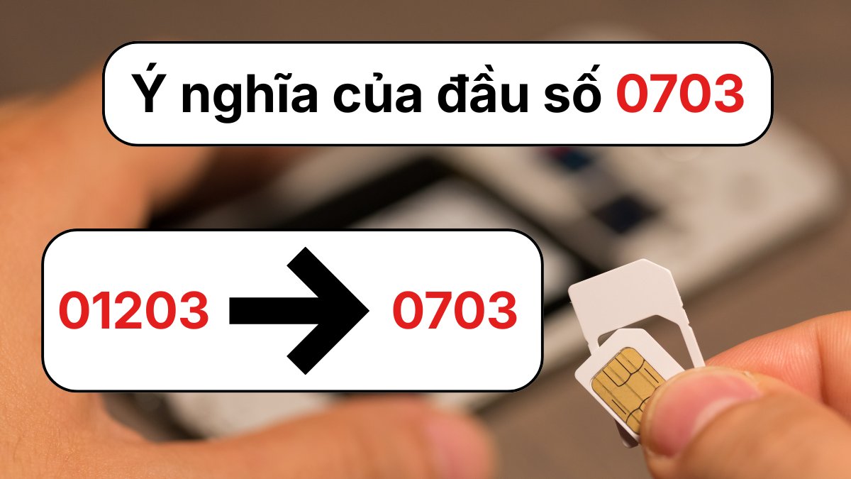 Đầu số 0703 mang lại sự thuận lợi, viên mãn