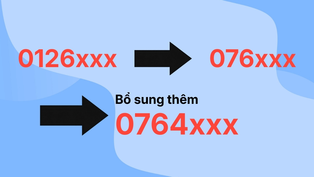 lý do chuyển đổi sang 0764