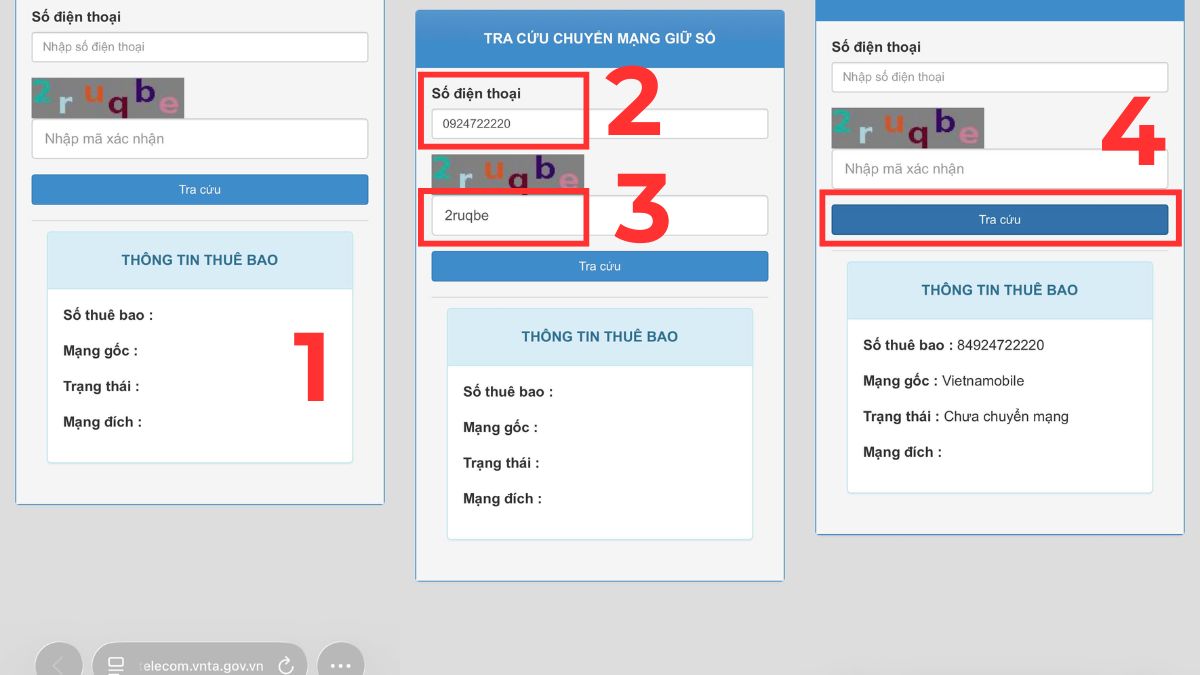 Cách kiểm tra chính xác đầu số 0924 online