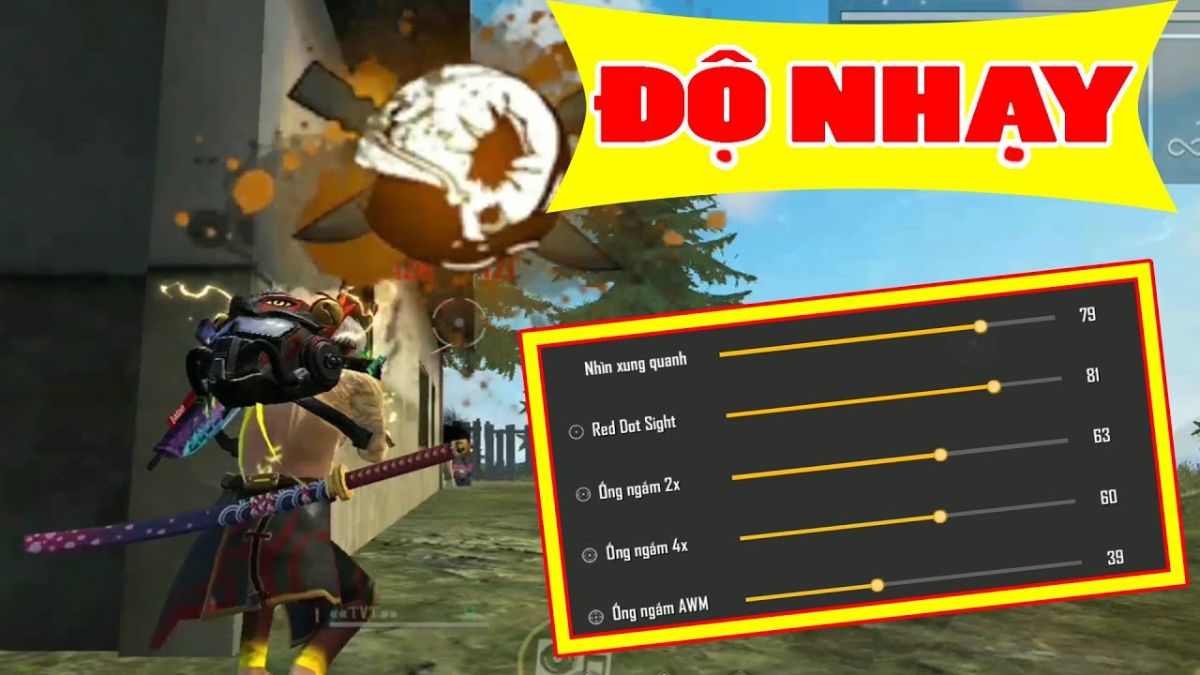 Bản độ nhạy Free Fire