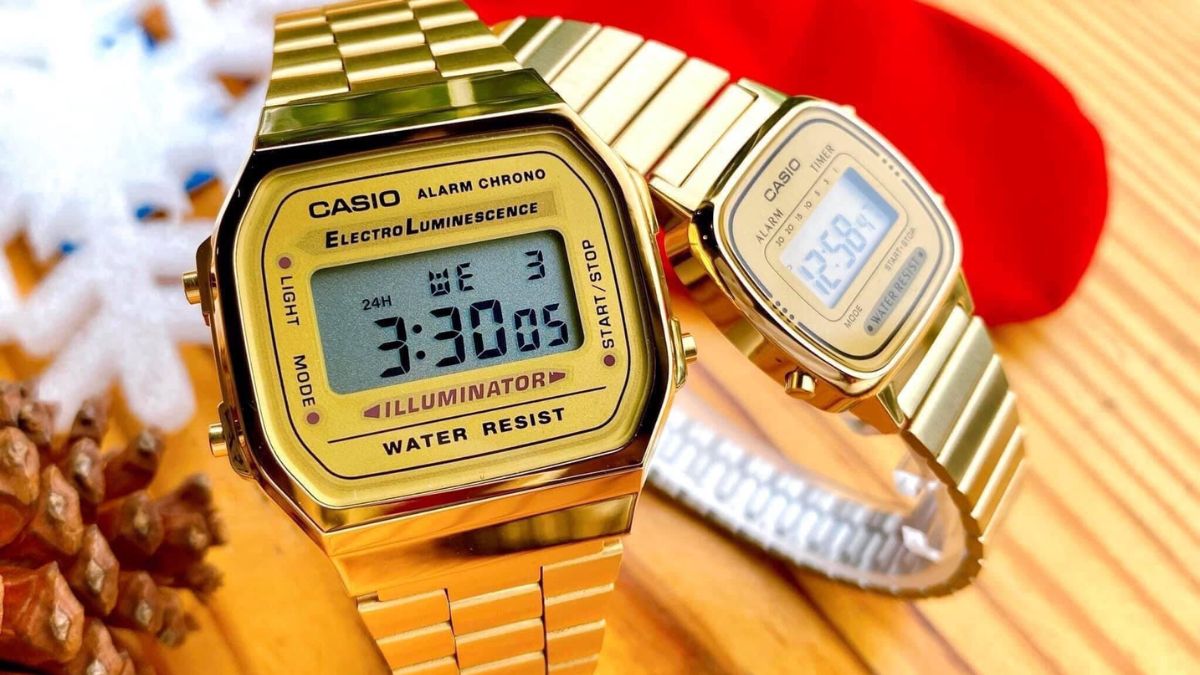 Top mẫu đồng hồ Casio mặt vuông