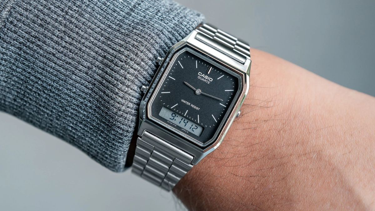 Top mẫu đồng hồ Casio mặt vuông