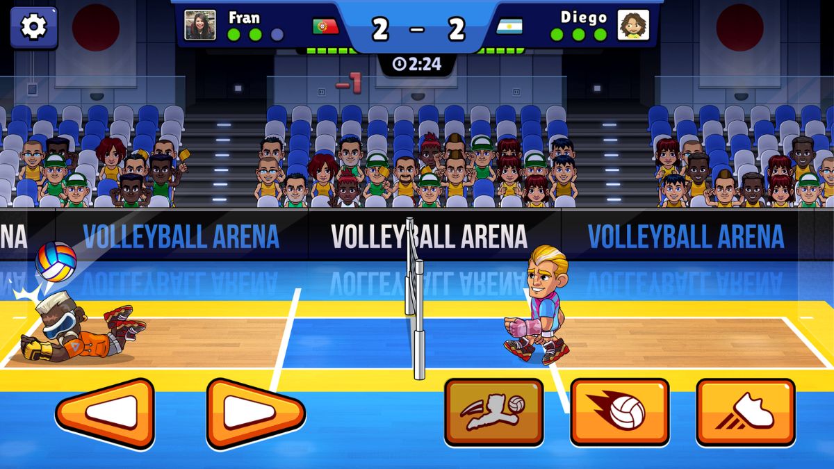 top game bóng chuyền trên iPhone