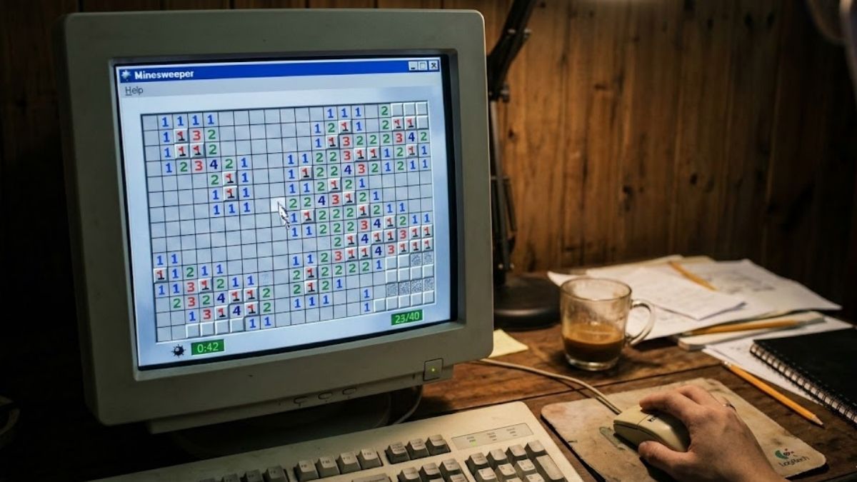 Trò chơi dò mìn thuộc thể loại giải đố