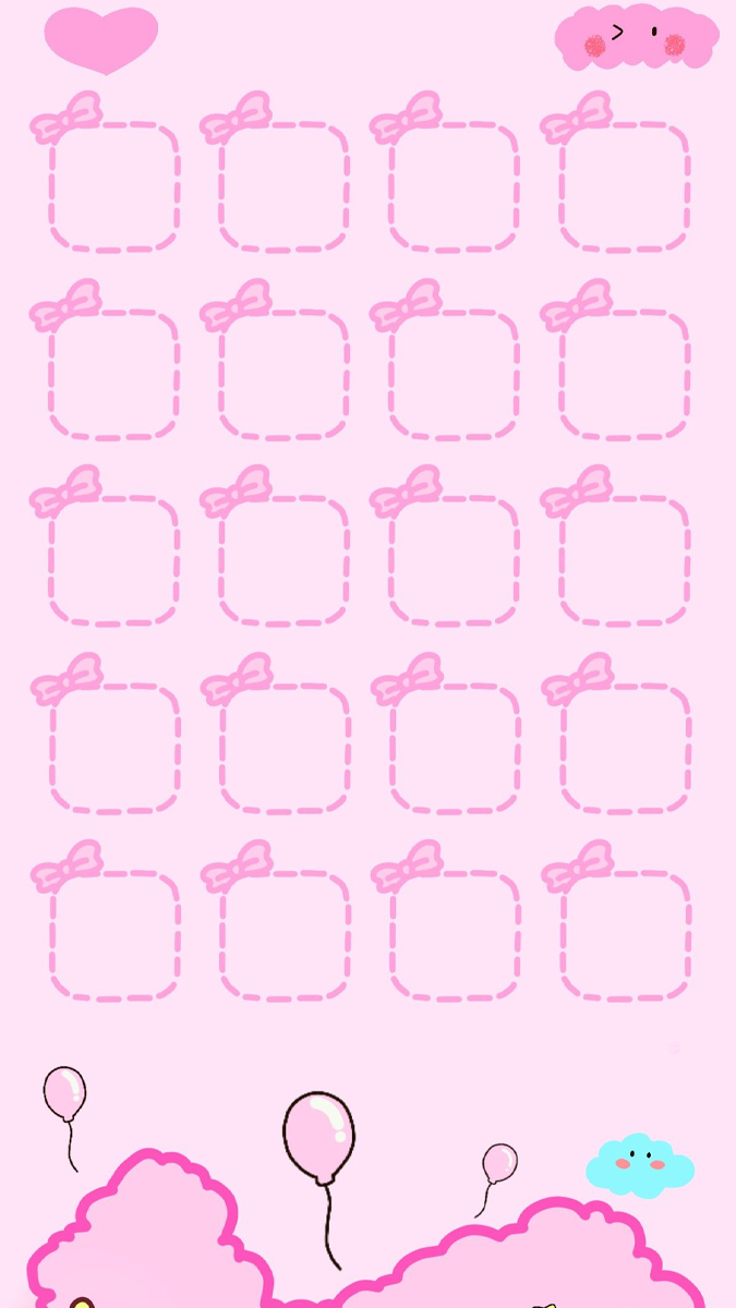 Hình nền grid pastel dễ thương - hình 5