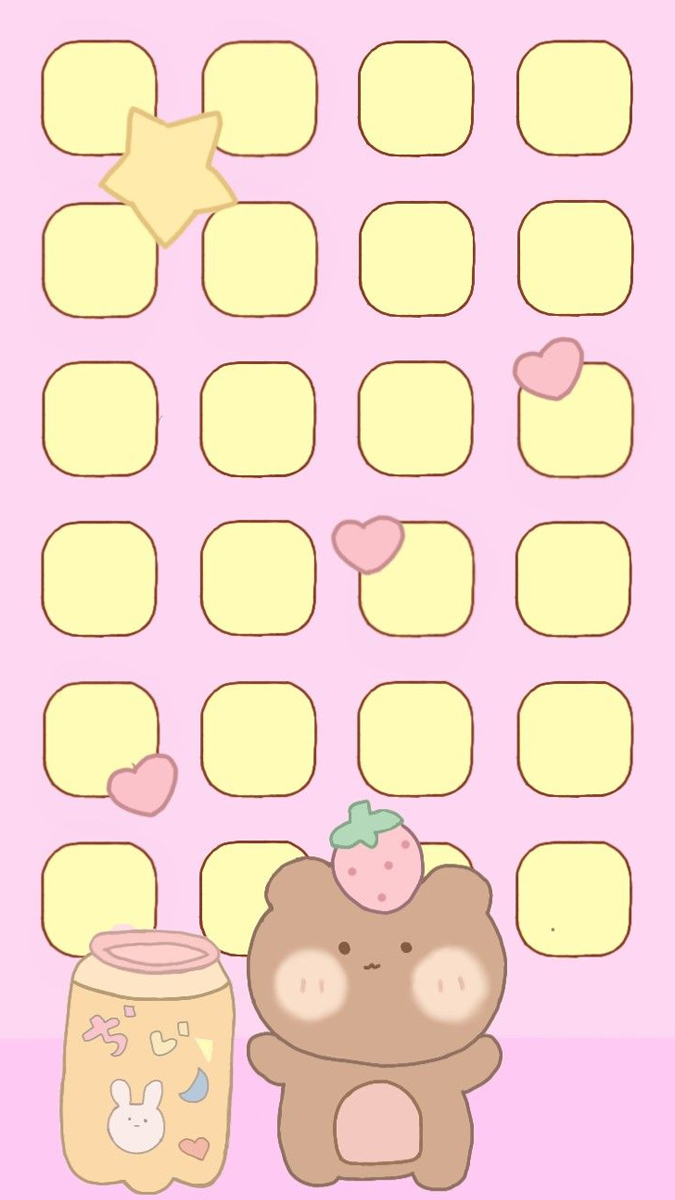 Hình nền grid pastel dễ thương - hình 6