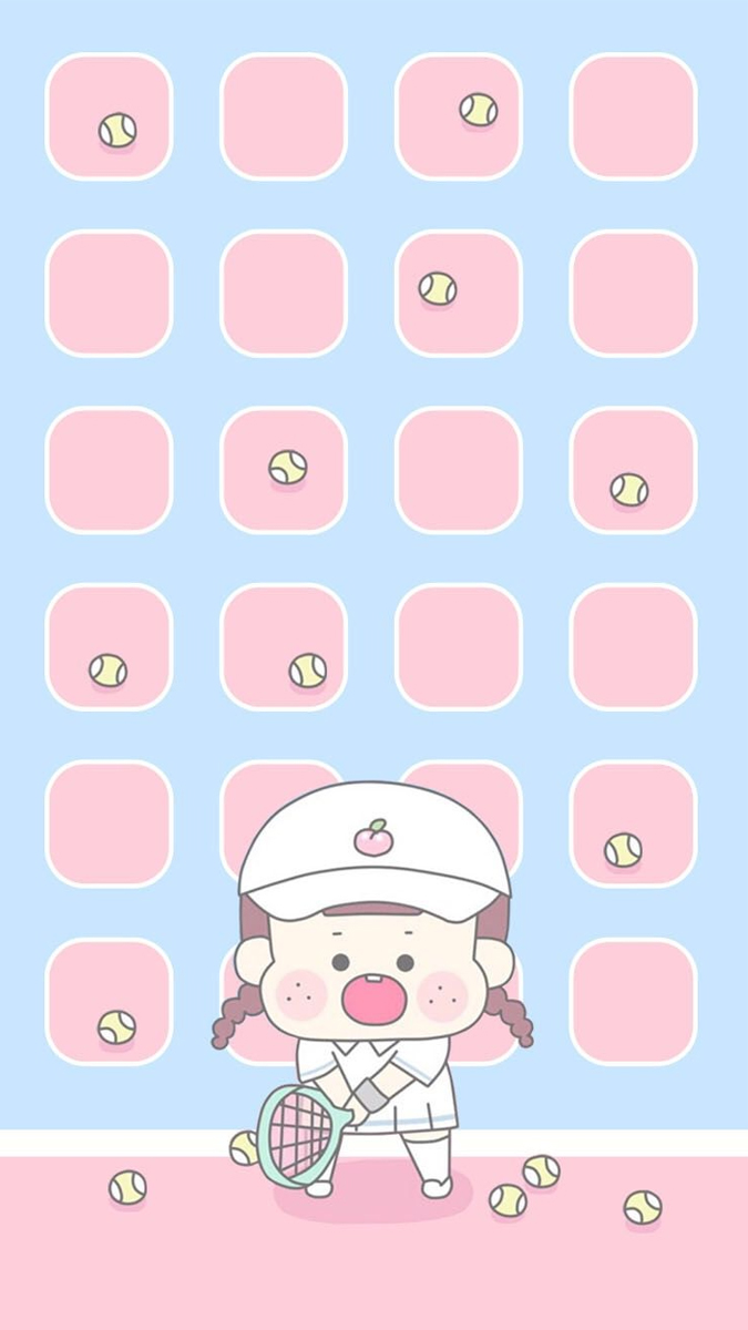 Hình nền grid pastel dễ thương - hình 7