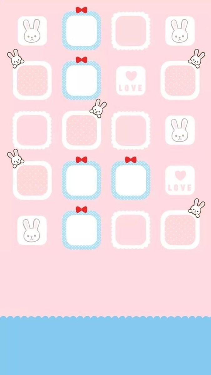 Hình nền grid pastel dễ thương - hình 8