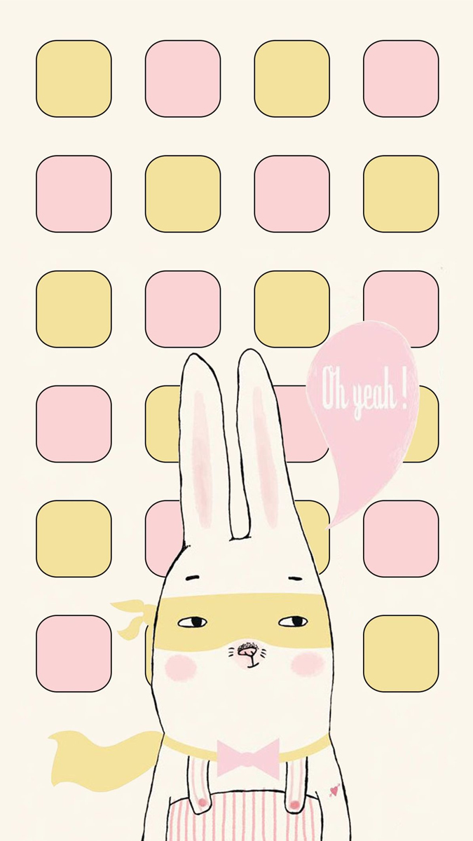 Hình nền grid pastel dễ thương - hình 15