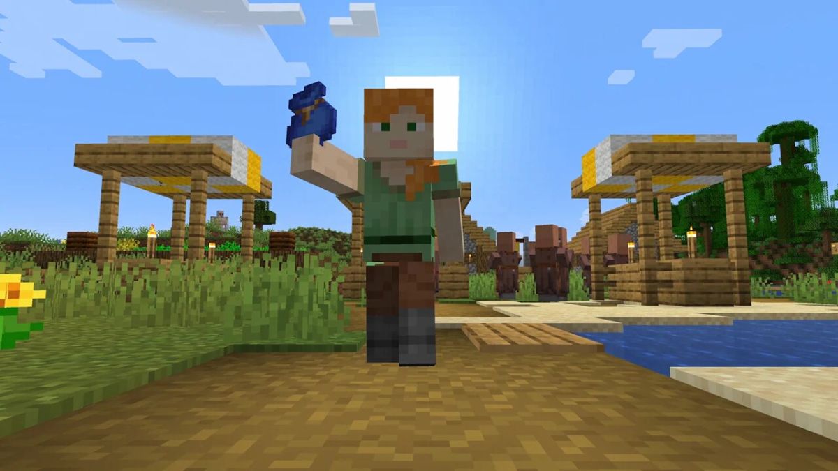 Lệnh dịch chuyển tới người chơi khác trong Minecraft