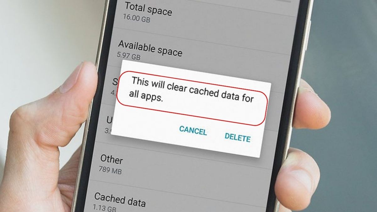 Xóa cache và dữ liệu tạm thời của game
