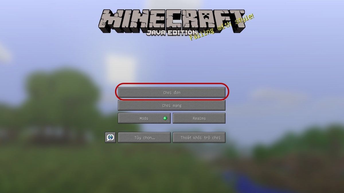 Cách nhập lệnh trong Minecraft - bước 1