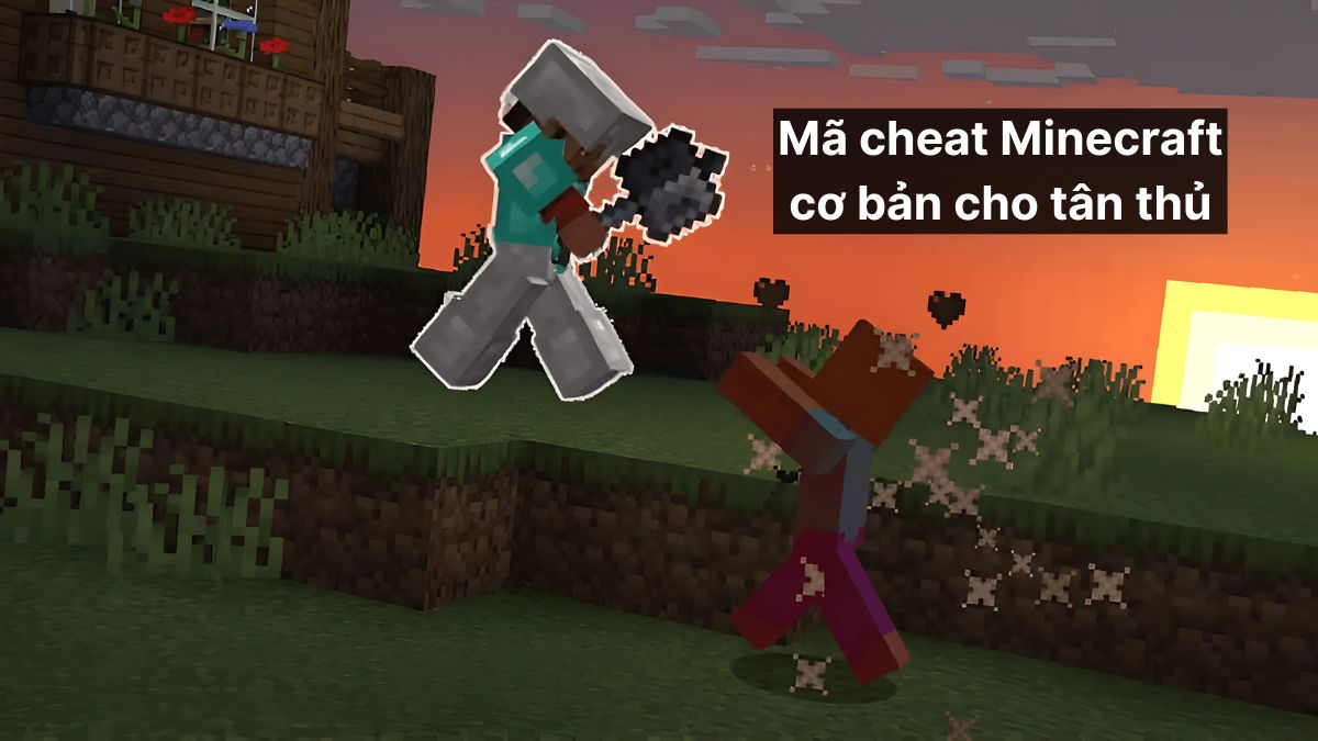 mã lệnh cheat Minecraft