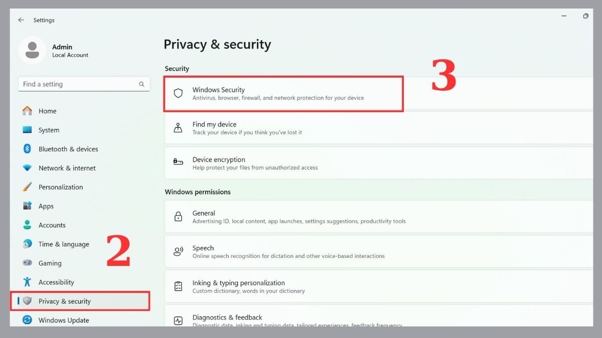 Cách bật/tắt Memory Integrity