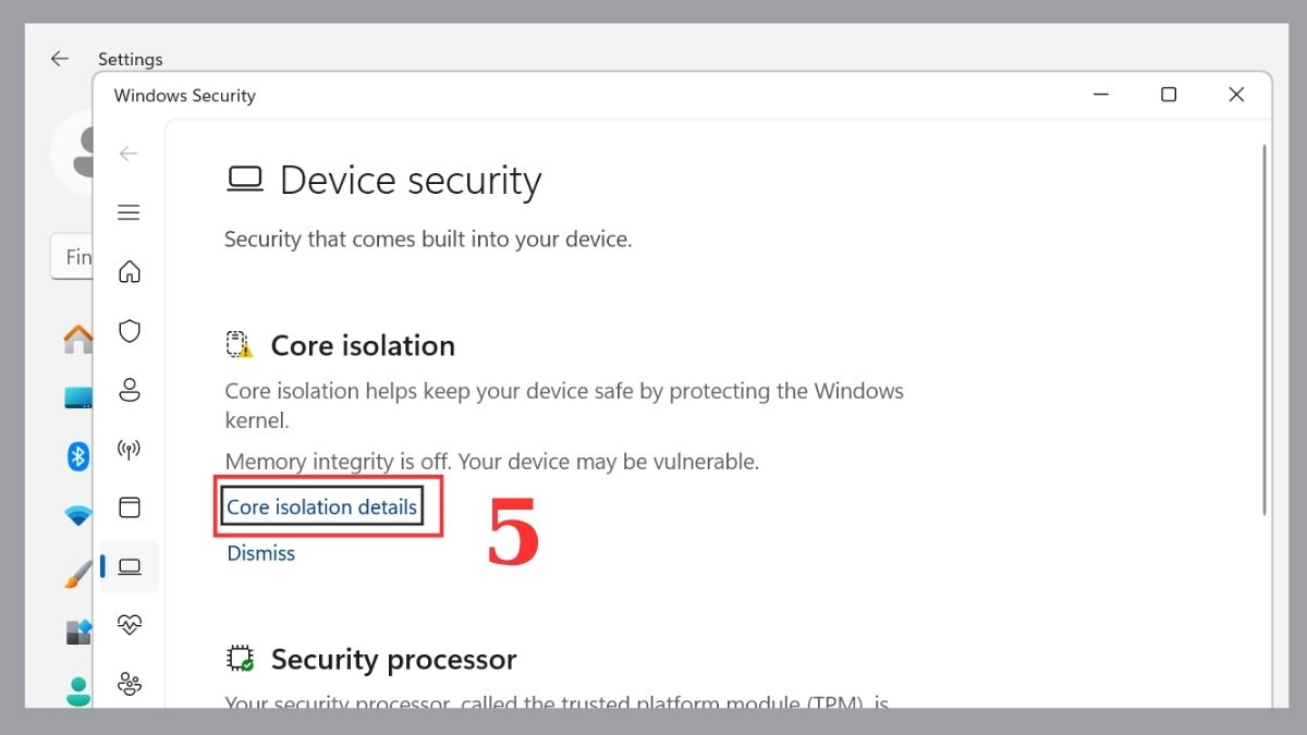 Cách bật/tắt Memory Integrity