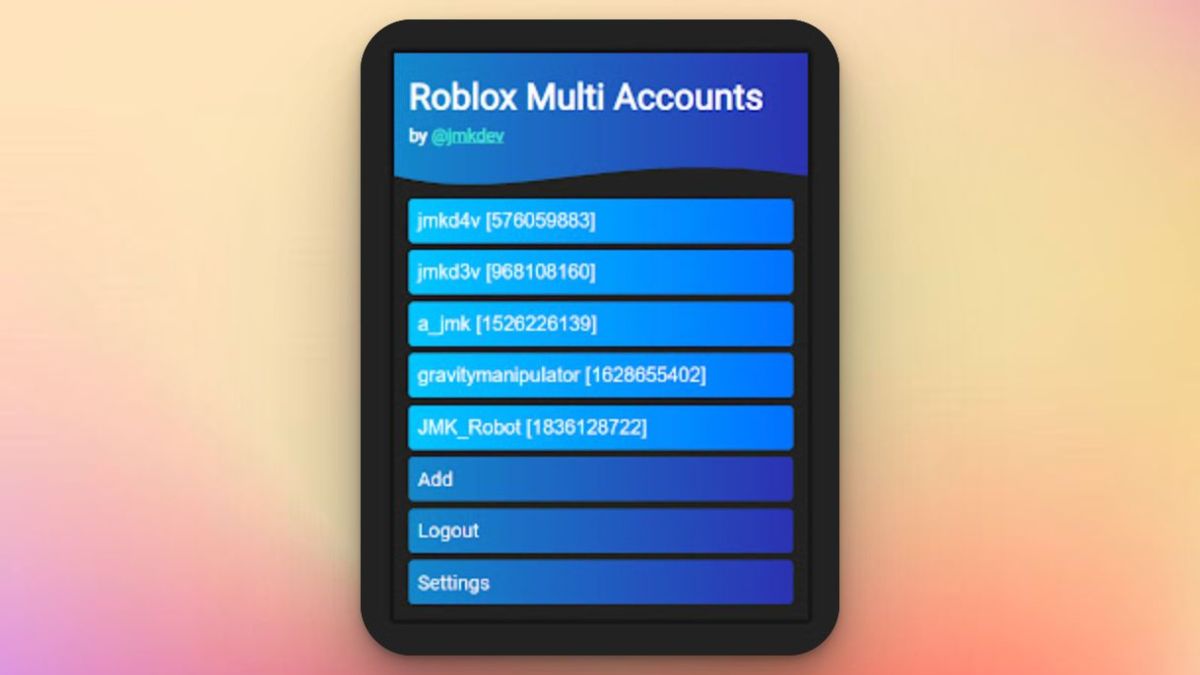 Các lưu ý bảo mật khi đăng nhập nhiều tài khoản Roblox