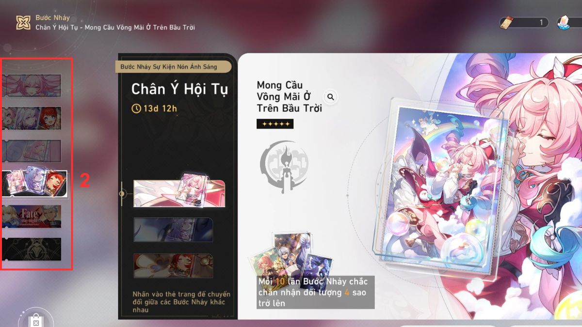 Cách roll trong game Gacha