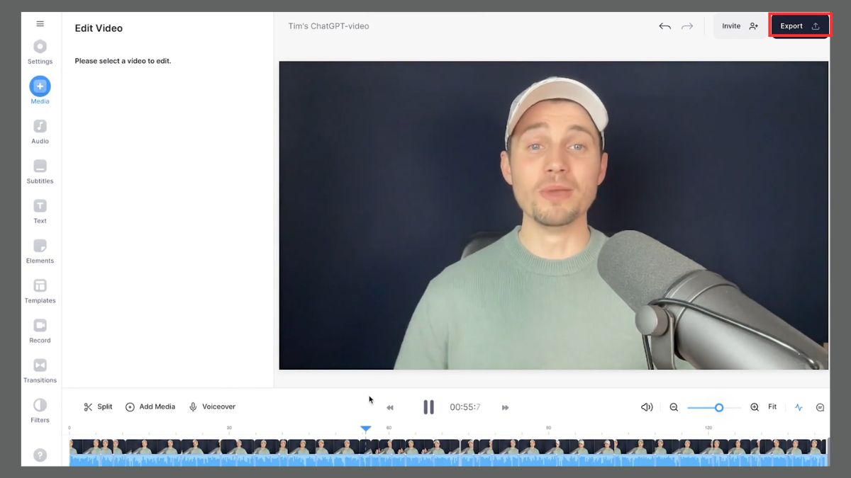 Tạo video bằng AI - bước 4