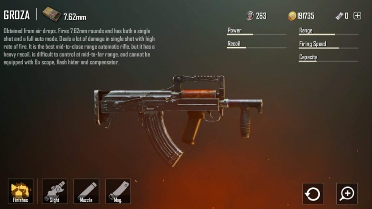 Danh sách combo súng mạnh mẽ trong PUBG Mobile