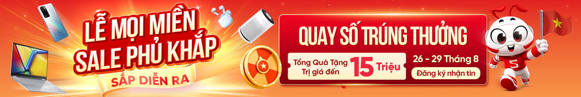 Đăng ký nhận tin sale 2/9