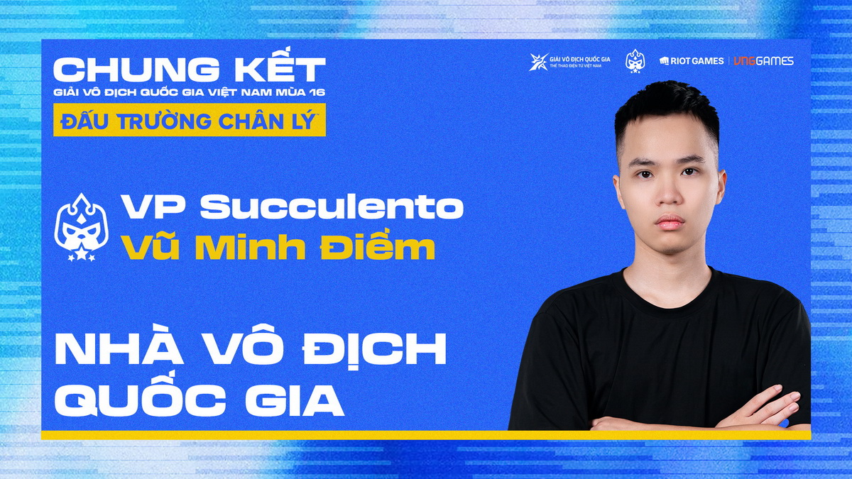 ĐTCL mùa 16: Succulento trở thành nhà vô địch Việt Nam