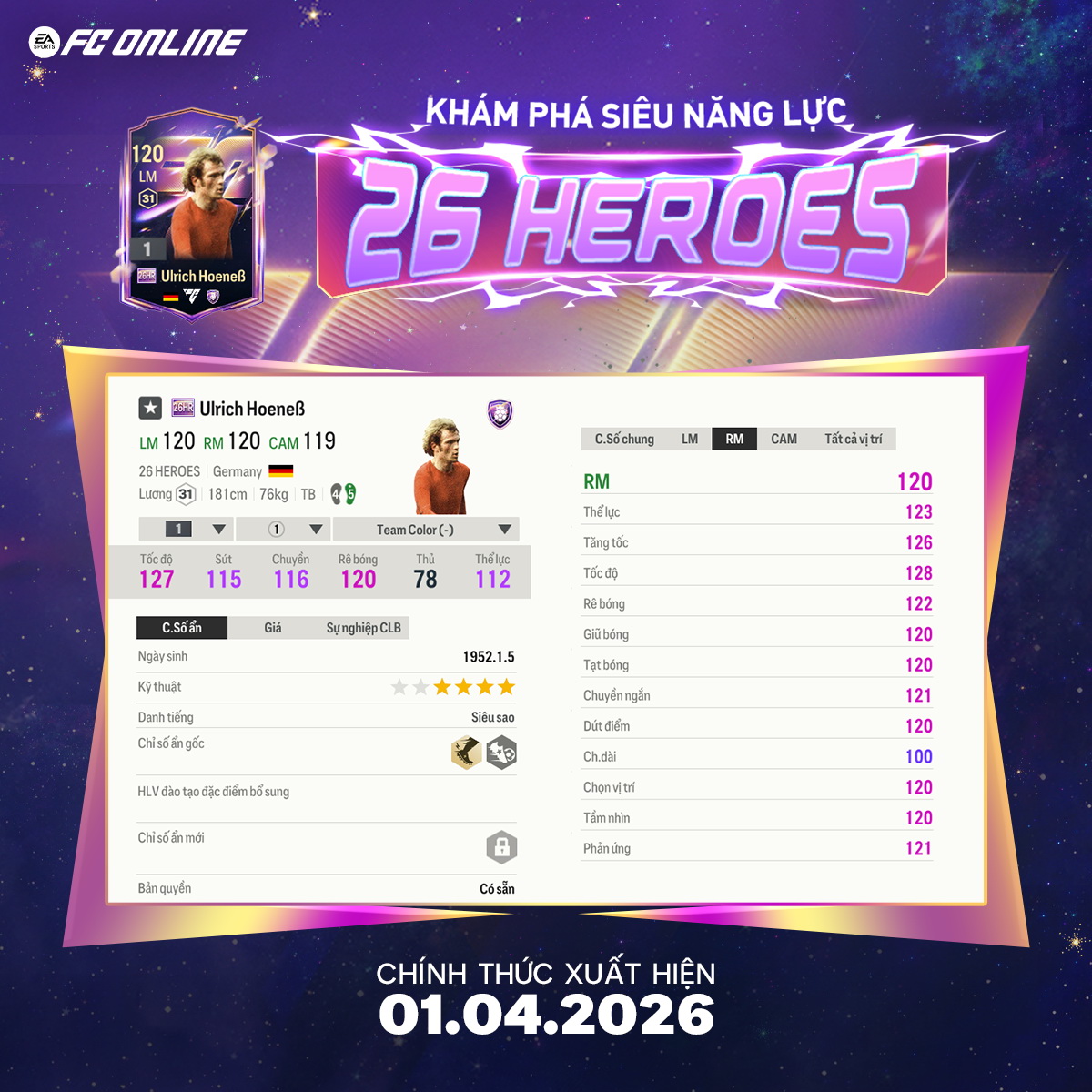 FC Online tung mùa thẻ mới 26 Heroes, với các siêu anh hùng trên sân cỏ