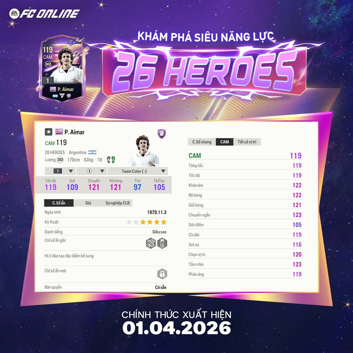 FC Online tung mùa thẻ mới 26 Heroes, với các siêu anh hùng trên sân cỏ