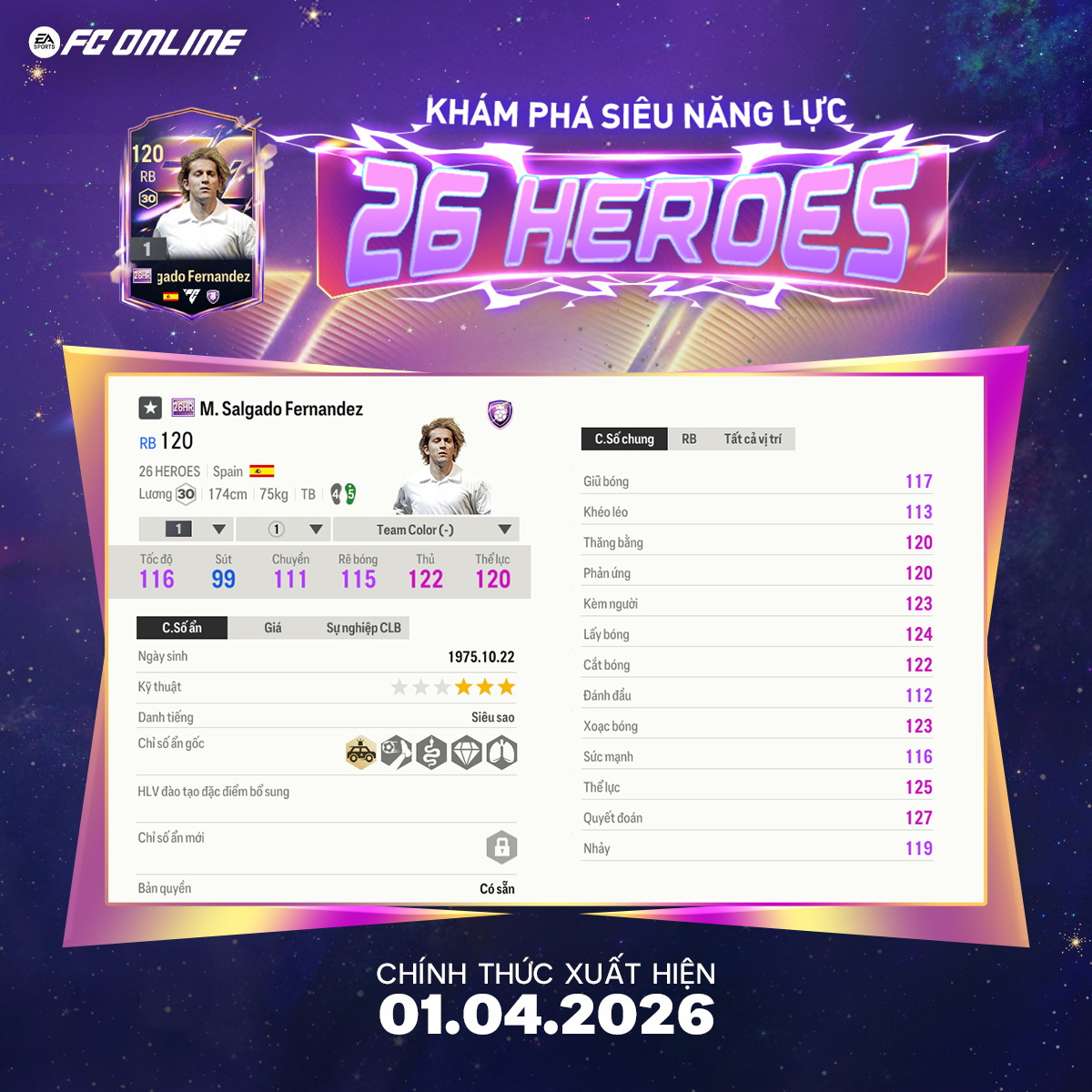 FC Online tung mùa thẻ mới 26 Heroes, với các siêu anh hùng trên sân cỏ