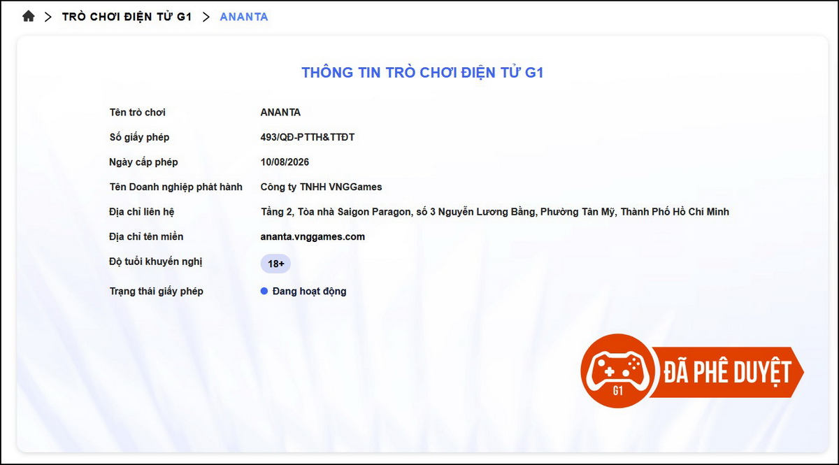 Thêm một game anime bom tấn nữa phát hành tại Việt Nam, khi Ananta chính thức được cấp phép