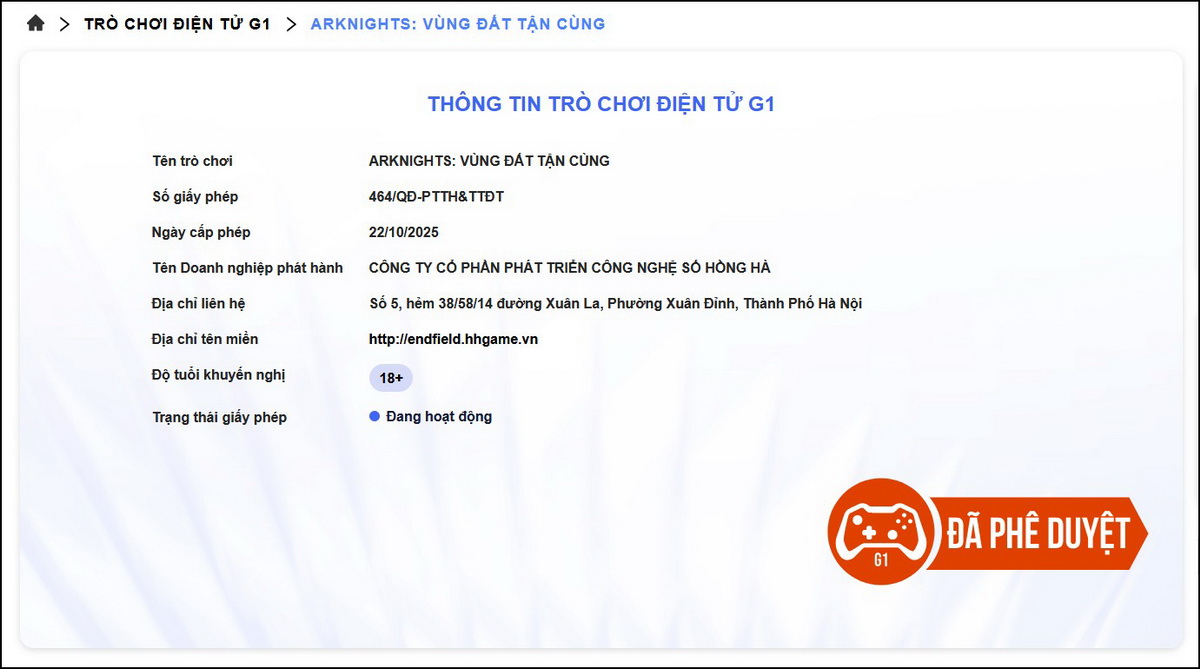 Arknights: Endfield gây bất ngờ khi phát hành tại Việt Nam