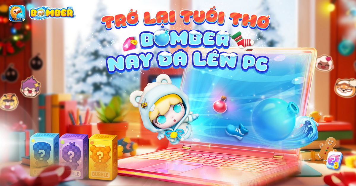 Bomber PC ra mắt để hồi sinh ký ức Boom Online, tặng skin độc quyền miễn phí