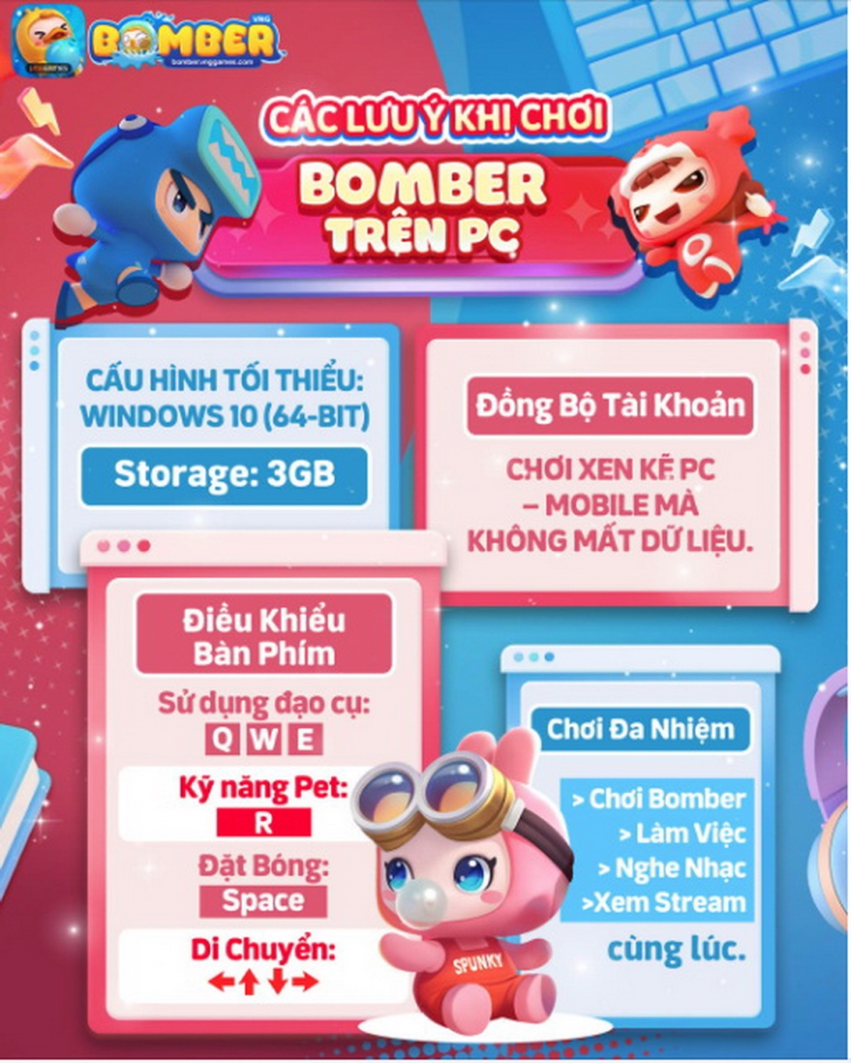 Bomber PC ra mắt để hồi sinh ký ức Boom Online, tặng skin độc quyền miễn phí