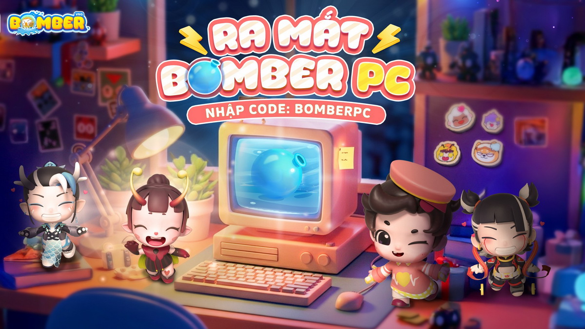 Bomber PC ra mắt để hồi sinh ký ức Boom Online, tặng skin độc quyền miễn phí Bomber PC ra mắt để hồi sinh ký ức Boom Online, tặng skin độc quyền miễn phí