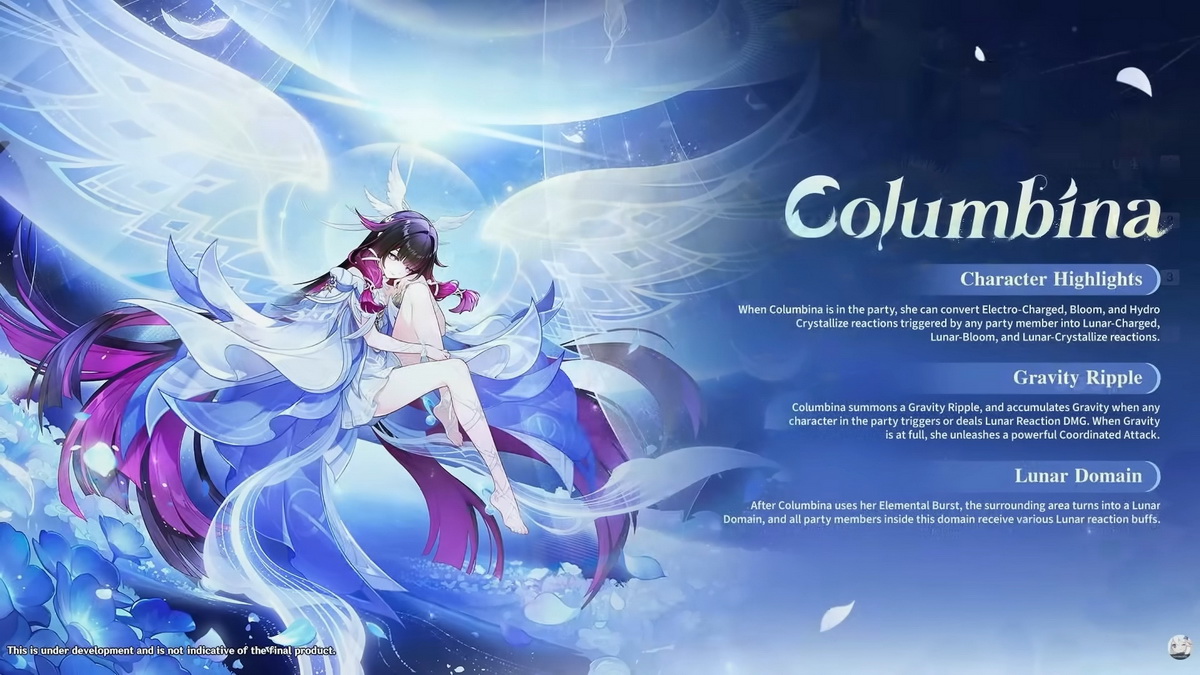 Genshin Impact: Hướng dẫn build Columbina chuẩn khỏi chỉnh