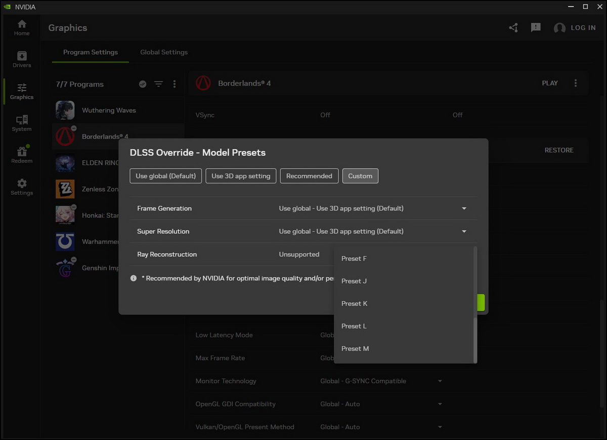 Cách cài đặt DLSS 4.5 Super Resolution