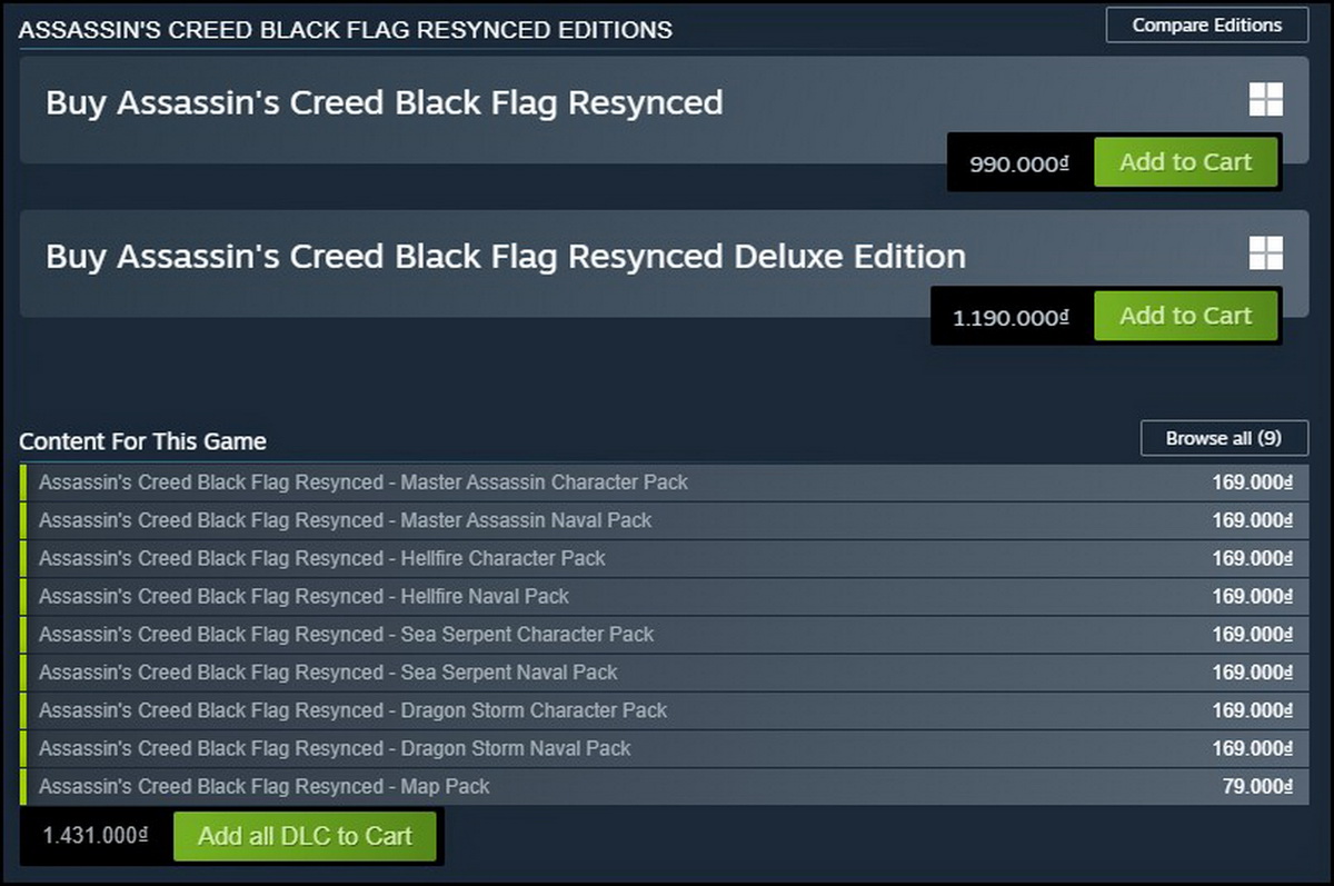 Assassin's Creed Black Flag Resynced: Toàn tập cách chơi và những điều cần biết