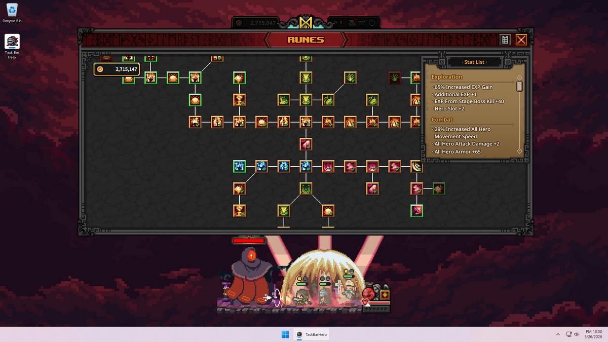 Cách tải và chơi TBH: Task Bar Hero, tựa game idle RPG cực cuốn hút mà lại miễn phí